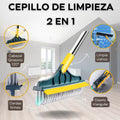 Cepillo de Limpieza 2 en 1 Ajustable de 120°