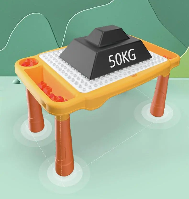Juego de mesa y silla con bloques de construcion 63 pcs - additional image 14
