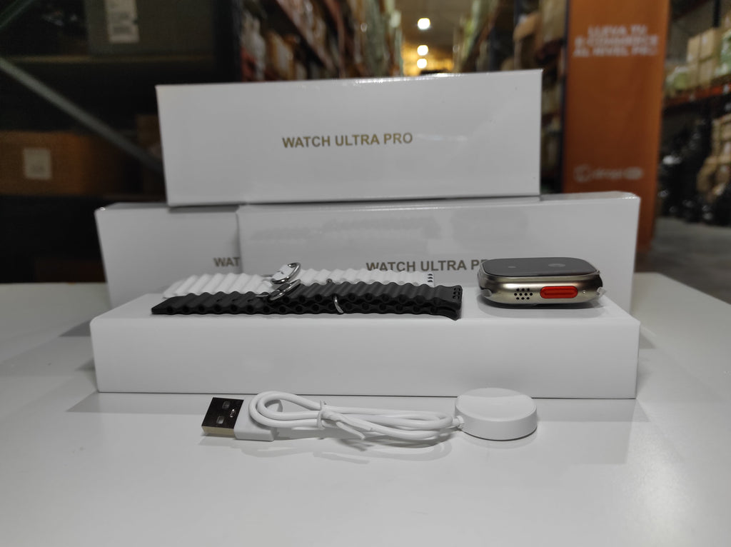 Smartwatch Ultra Pro con 2 Correas (Negro + Blanco) - additional image 9