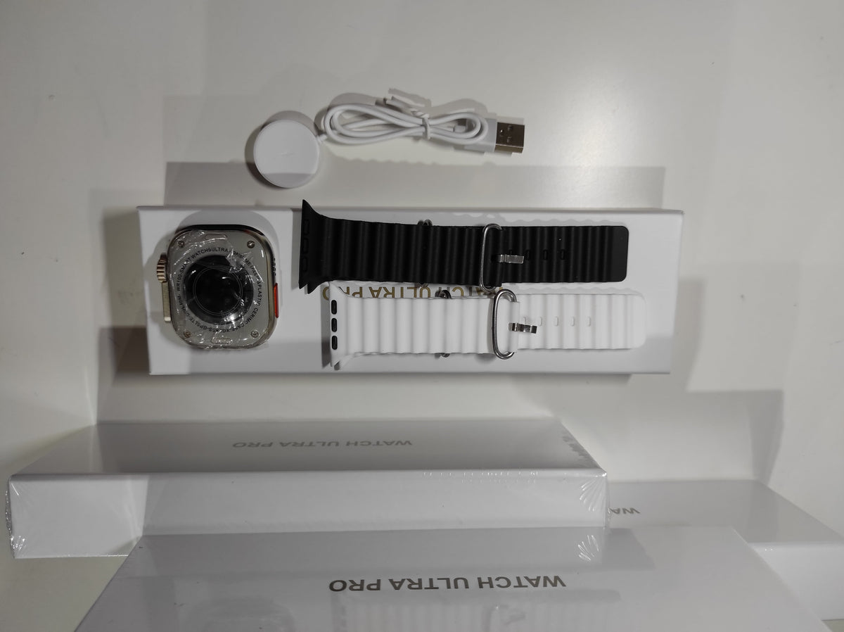 Smartwatch Ultra Pro con 2 Correas (Negro + Blanco) - additional image 10