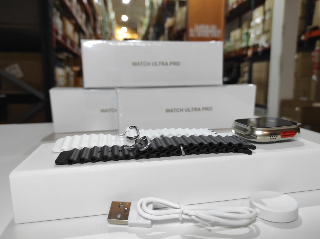 Smartwatch Ultra Pro con 2 Correas (Negro + Blanco) - additional image 1