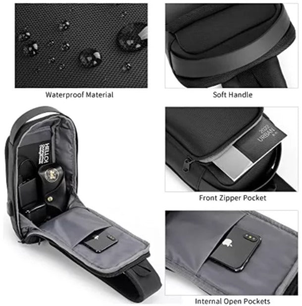 Bandolera antirrobo negro - additional image 7